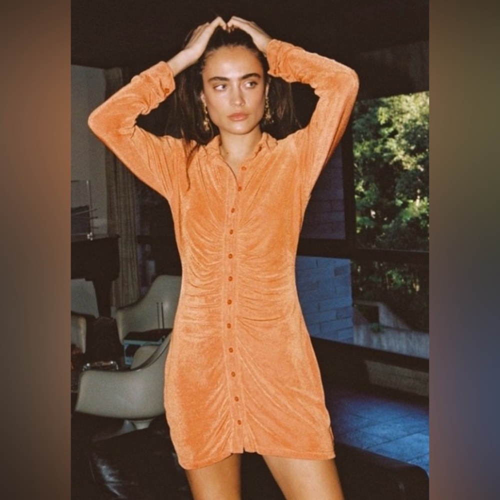 With Jeans Button-Up “Andy Dress”